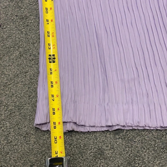 Bogdar charo pleated high waisted wide leg Flowy Pants Lavendar 16747 - Picture 9 of 16